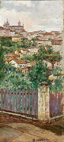 Henrique Bernardelli Landscape of Ouro Preto oil painting image